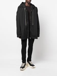 rickowensdrkshdw Rick Owens DRKSHDW Oversized regenjas - Zwart