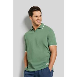 bugatti Poloshirt, mit knopflosem Polokragen