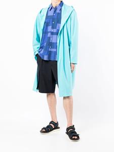 fumitoganryu Fumito Ganryu Regenjas met enkele rij knopen - Blauw