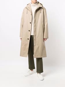 Mackintosh Regenjas met capuchon - Beige