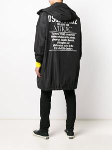 DSQUARED2 Regenjas met capuchon - Zwart