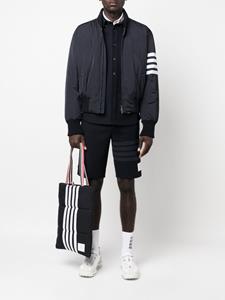 Thom Browne Bomberjack met vier strepen - Blauw