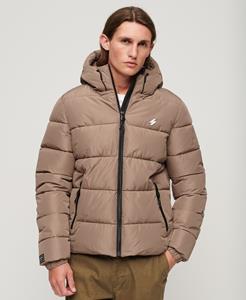 Superdry Steppjacke "HOODED SPORTS PUFFR JACKET", mit Kapuze