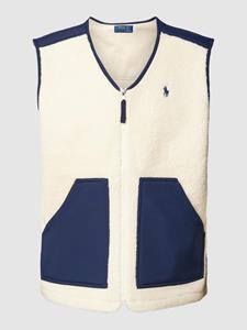 Fleece Jack Polo Ralph Lauren POLAIRE SHERPA ZIPPEE SANS MANCHE