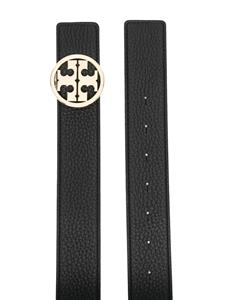 Tory Burch Gespriem met logoplakkaat - Zwart