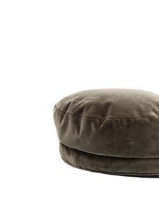 maisonmichel Maison Michel Fluwelen bakerboy pet - Groen