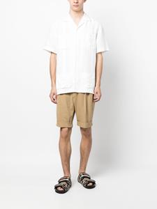 ralphlaurenpurplelabel Ralph Lauren Purple Label Geplooide shorts - Bruin
