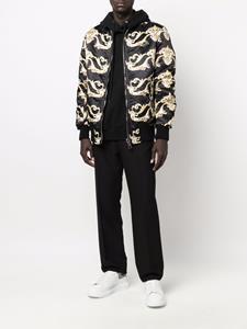 philippplein Philipp Plein Bomberjack met print - Zwart
