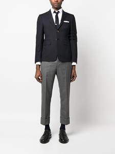 Thom Browne Blazer met enkele rij knopen - Blauw