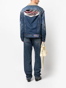 maisonmargiela Maison Margiela x Pendleton gerafeld denim jack - Blauw
