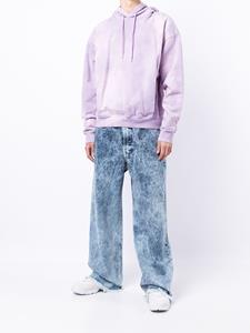 Jeans met acid wassing - Blauw