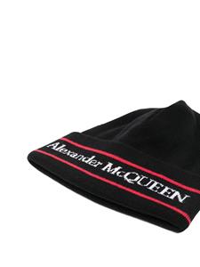 alexandermcqueen Alexander McQueen Kasjmier muts - Zwart