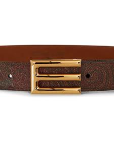 ETRO Leren gespriem - Rood