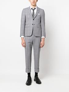 Thom Browne Geruite blazer - Zwart