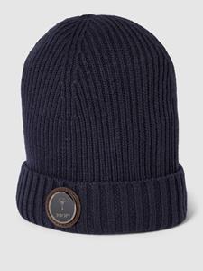 JOOP! Collection Beanie met labelpatch, model 'Francis'