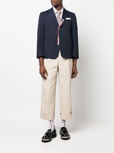 Thom Browne Blazer met enkele rij knopen - Blauw