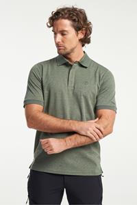 Tenson  TX Lite Melange Piqué Polo Agave Green