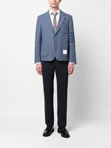 Thom Browne Blazer met gestreepte mouwen - Blauw