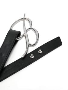 Blumarine Riem met logogesp - Zwart