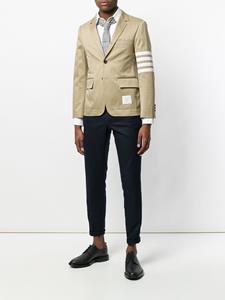 thombrowne Thom Browne Classic Unconstructed 4-Bar Stripe Sport Coat - Beige