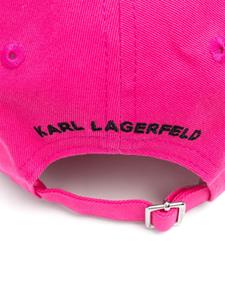 Karl Lagerfeld Blouse met geborduurd logo - Roze