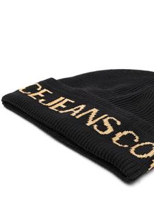 versacejeanscouture Versace Jeans Couture Muts met logoprint - Zwart