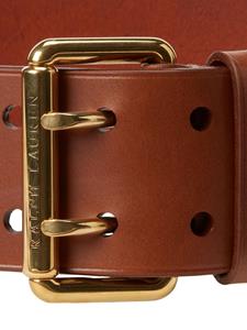 Ralph Lauren Collection Riem met gegraveerd logo - Bruin