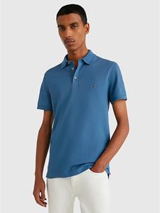 Tommy hilfiger  Piqué Stretch Polo Blue Coast