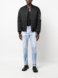 DSQUARED2 Bomberjack met logopatch - Zwart