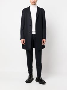 Incotex Broek met krijtstreep - Blauw