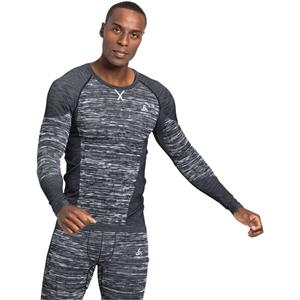 Odlo Blackcomb Eco Top Crewneck L/S Zwart/Assorti / Gemengd