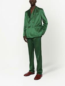dolce&gabbana Dolce & Gabbana Slim-fit pantalon - Groen