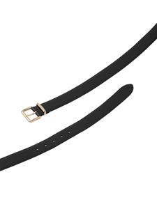 miumiu Miu Miu Riem met gegraveerd logo - Zwart