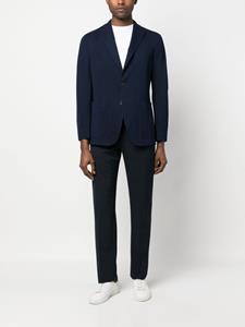 Boglioli Blazer met enkele rij knopen - Blauw