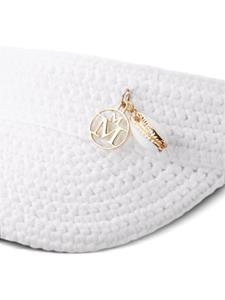 maisonmichel Maison Michel Gehaakte visor - Wit