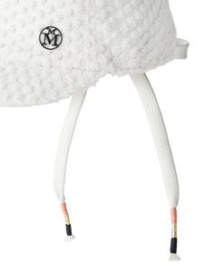 maisonmichel Maison Michel Pet met striksluiting - Wit