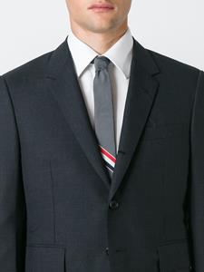 thombrowne Thom Browne grosgrain striped tie - Grijs