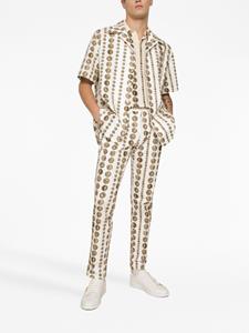 dolce&gabbana Dolce & Gabbana Pantalon met print - Wit