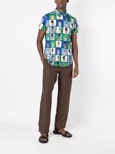 amirslama Amir Slama Broek met elastische tailleband - Bruin