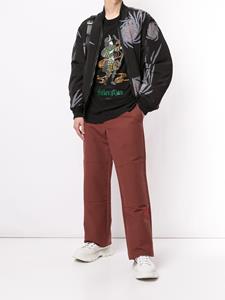 Undercover Bomberjack met bloemenprint - Zwart