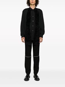 Comme Des Garçons Homme Plus Wollen broek - Zwart