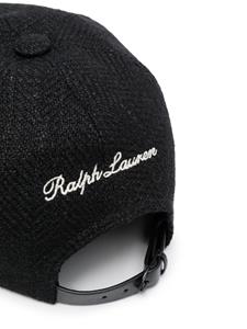 ralphlaurenpurplelabel Ralph Lauren Purple Label Honkbalpet met geborduurd logo - Zwart