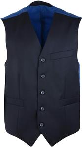 Suitable Gilet Piga Wol Donkerblauw