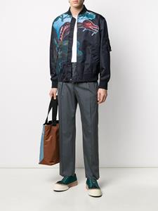 valentinogaravani Valentino Garavani Bomberjack met print - Blauw