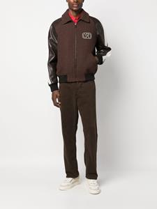 valentinogaravani Valentino Garavani Bomberjack met logopatch - Bruin