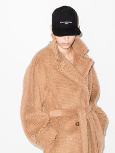 stellamccartney Stella McCartney Honkbalpet met geborduurd logo - Zwart