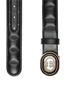 Gucci Riem met GG-logo - Zwart