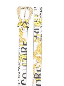 versacejeanscouture Versace Jeans Couture Riem met logoprint - Wit