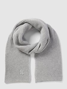s.Oliver Halstuch Strickschal aus Viskosemix, Logo