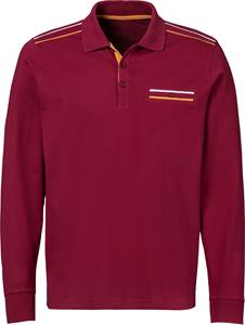 Your Look... for less! Heren Poloshirt donkerrood Größe